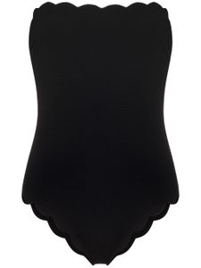 Marysia maillot de bain Chesapeak festonné - Noir