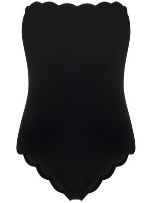 Marysia maillot de bain Chesapeak festonné - Noir