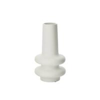 J-Line vaas Lyra - keramiek - wit - small - 32 cm hoog