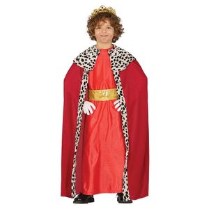Koning mantel rood verkleedkostuum voor kinderen 10-12 jaar (140-152)  -