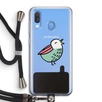 Birdy: Samsung Galaxy A40 Transparant Hoesje met koord Birdy: Samsung Galaxy A40 Transparant Hoesje met koord