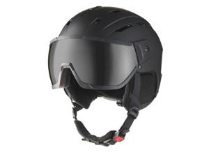 CRIVIT Ski- en snowboardhelm met vizier (Zwart (M/L))