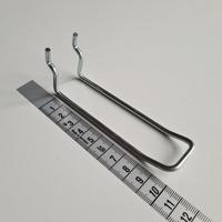 Boardhaak dubbel 100 mm 3.4mm 25/30mm - 9 stuks
