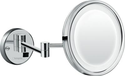 Hansgrohe Logis Universal scheerspiegel met LED-licht, chroom