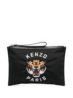 Kenzo pochette à motif Tiger Head - Noir - thumbnail