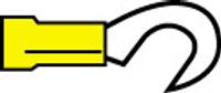Geïsoleerde haakkabelschoen M5 voor draad 4,0-6,0 mm2 100 stuks klemko 101140