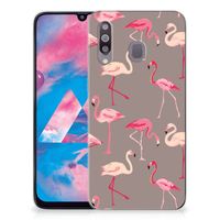 Samsung Galaxy M30 TPU Hoesje Flamingo