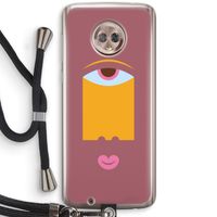 Mono V: Motorola Moto G6 Transparant Hoesje met koord
