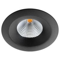 SG LED inbouwspot 7W 3000K 670 lumen zwart dimbaar UNILED isosafe IP65 904323 slechts 35mm hoog