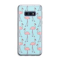 Anything Flamingoes: Samsung Galaxy S10e Transparant Hoesje