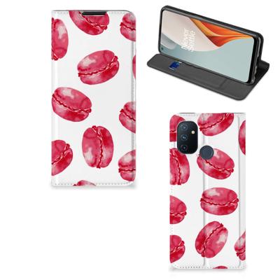 OnePlus Nord N100 | Flip Style Cover | Pink Macarons