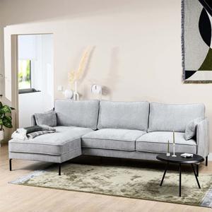 Haluta – Hoekbank Kevin – 255 x 157 x 85 cm – Grijs – Links