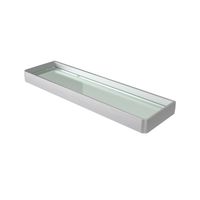 Planchet Haceka Aline Brushed 46x3,5 cm Aluminium Geborsteld Zilver Haceka