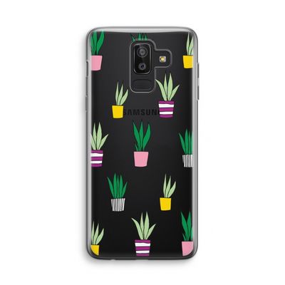 Sanseveria: Samsung Galaxy J8 (2018) Transparant Hoesje