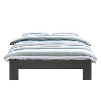 Twijfelaar bed Sydney - antraciet - 120x200 cm