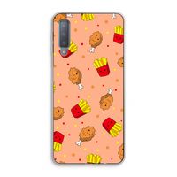 Chicken 'n Fries: Samsung Galaxy A7 (2018) Transparant Hoesje