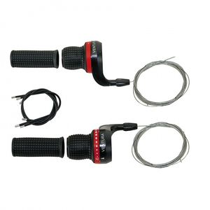 Ventura Shifters met handgreep 21 speed zwart