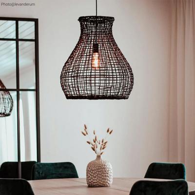 Hanglamp zwart &apos;Seagrass&apos; By Rydens modern E27 fitting modern 490mm
