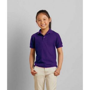 Paarse poloshirt voor meisjes