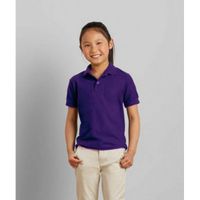 Paarse poloshirt voor meisjes