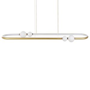 Beliani FEALE - Hanglamp-Goud-Aluminium