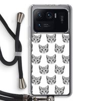 Kitten: Xiaomi Mi 11 Ultra Transparant Hoesje met koord
