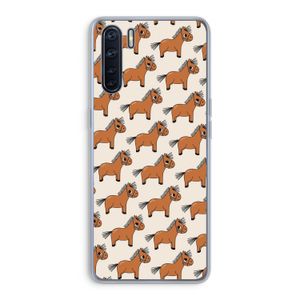 Pony: Oppo A91 Transparant Hoesje