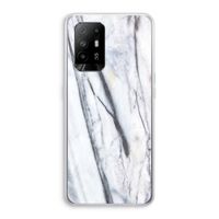 Gestreepte marmer: Oppo A94 5G Transparant Hoesje