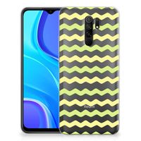 Xiaomi Redmi 9 TPU bumper Waves Yellow - thumbnail