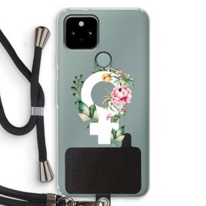 Venus: Pixel 5 Transparant Hoesje met koord