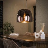 LifestyleFurn Hanglamp 'Rift' Koper glas, 48cm