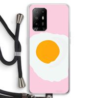 Sunny side up: Oppo A94 5G Transparant Hoesje met koord