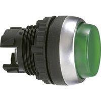 BACO 224012 L21AK20 Druktoets Kunststof frontring, Verchroomd Knop Groen 1 stuk(s) Piece - thumbnail