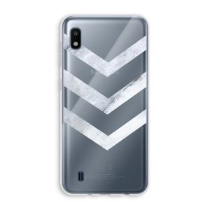 Marmeren pijlen: Samsung Galaxy A10 Transparant Hoesje