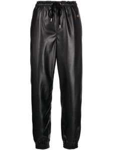 Stella McCartney pantalon de jogging à lien de resserrage - Noir