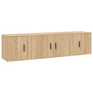 The Living Store Televisiekastenset - Tv-meubel 80x34.5x40cm - 2x tv-meubel 40x34.5x40cm