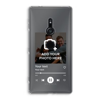 Music Player: Sony Xperia XZ2 Transparant Hoesje
