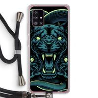 Cougar and Vipers: Samsung Galaxy A51 5G Transparant Hoesje met koord