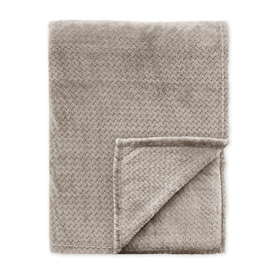 Bedsprei V-Bone - Taupe - 130x160cm Van Byrklund Microvezel - Dekbed-Discounter.nl