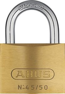 ABUS Cilinderhangslot | breedte slotlichaam 48 mm | messing verschillendsluitend | 1 stuk - 80615 80615