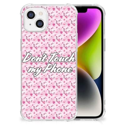 iPhone 14 Anti Shock Case Flowers Pink DTMP iPhone 14 Anti Shock Case Flowers Pink DTMP