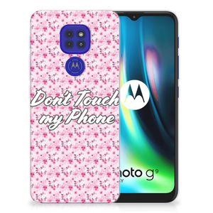 Motorola Moto G9 Play | E7 Plus Silicone-hoesje Flowers Pink DTMP