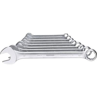 Gedore 6092850 7-080 Ring-steeksleutelset 8-delig Sleutelbreedte (metrisch) 8 - 19 mm