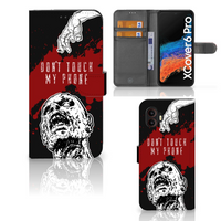 Samsung Galaxy Xcover 6 Pro Portemonnee Hoesje Zombie Blood