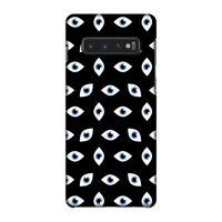 Eyes pattern: Samsung Galaxy S10 4G Volledig Geprint Hoesje