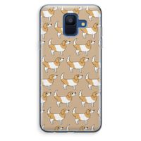 Doggy: Samsung Galaxy A6 (2018) Transparant Hoesje