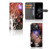 OnePlus 10T | Wallet Case | met Pasjes | Vuurwerk