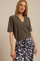 Studio Anneloes Inge Travel Tee 13635 T-shirt Korte Mouw 7400 New Army