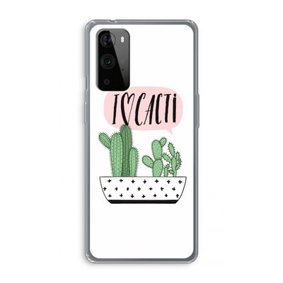 I love cacti: OnePlus 9 Pro Transparant Hoesje