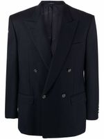 Pierre Cardin Pre-Owned blazer croisé à revers pointus (années 1980) - Bleu